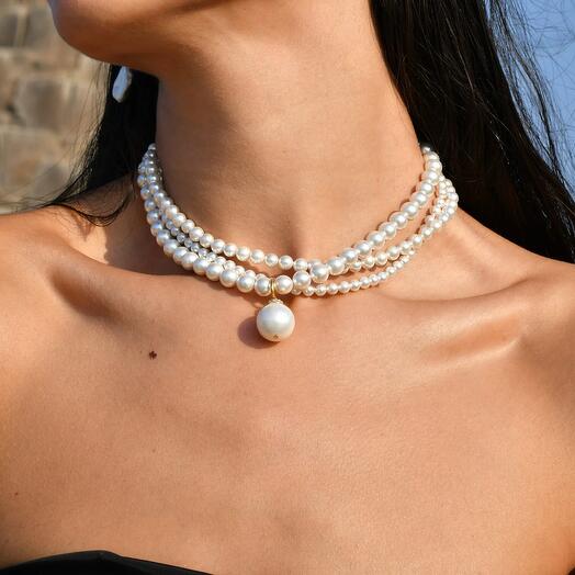 Чокер из жемчуга Shell Pearl