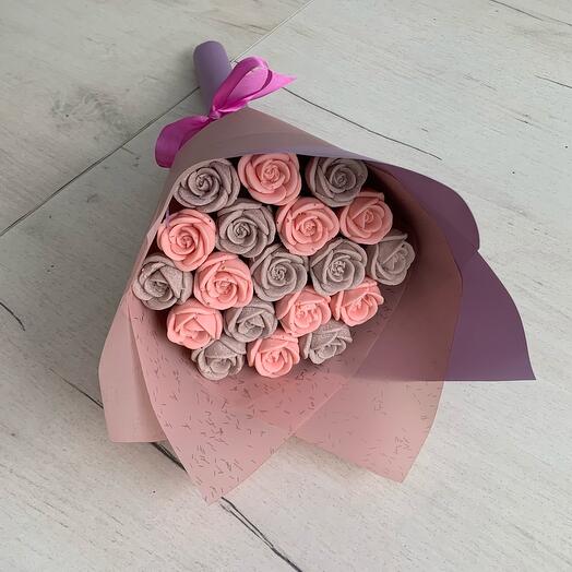 Chocolate roses bouquet "Monica"