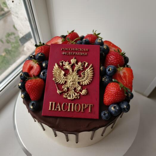 Торт на 14 лет паспорт