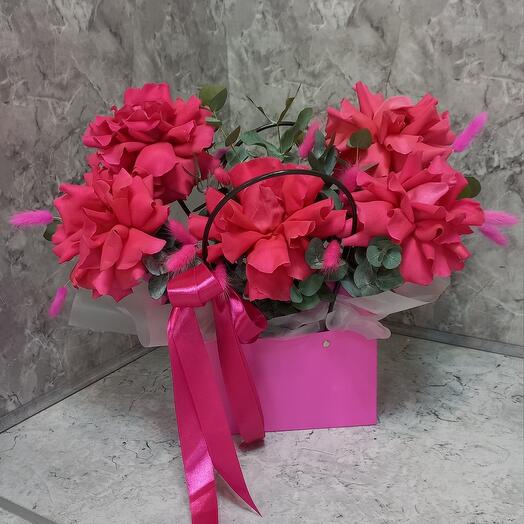 СУМОЧКА "Pink Dream" из САМЫХ НЕРЕАЛЬНО АРОМАТНЫХ Французских Роз
