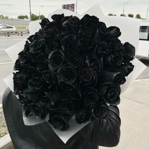 Черные розы 51 🖤