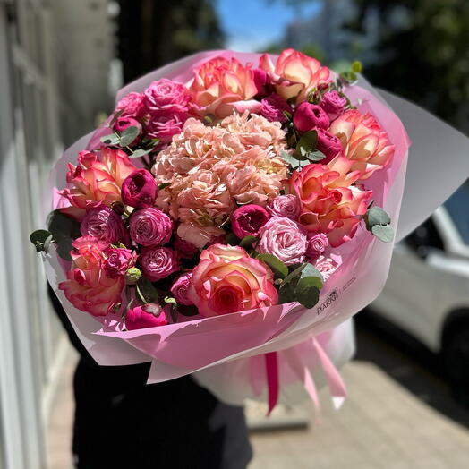 Букет «Малиновые сны»
