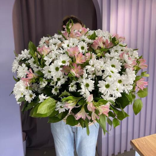 Basket with flowers