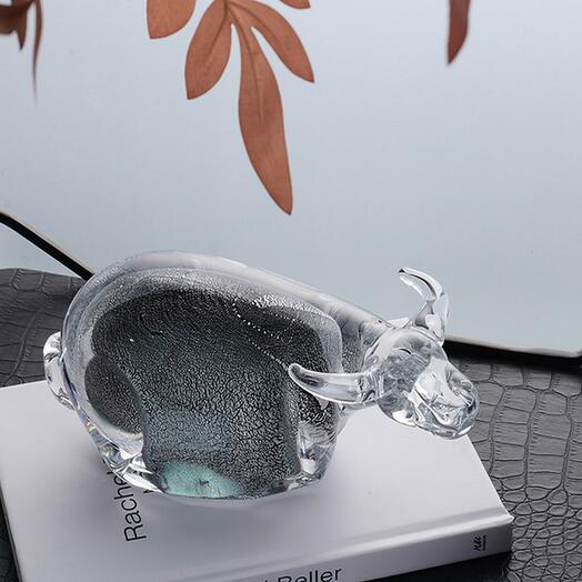 Статуэтка "Бык" серый