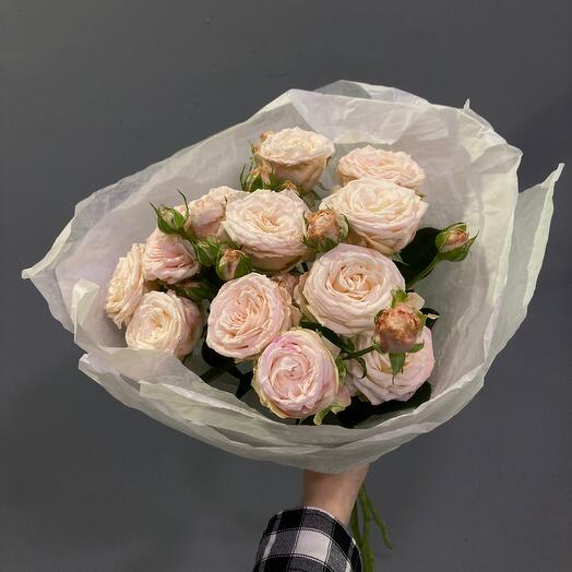 A compliment of bush roses
