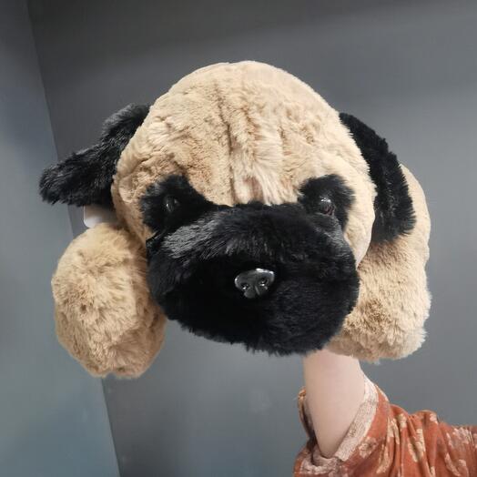Игрушка собака мопс
