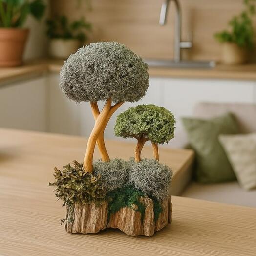 Groot with an unusual plant