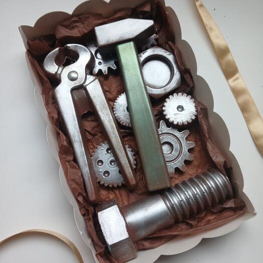 Juego de herramientas de chocolate belga