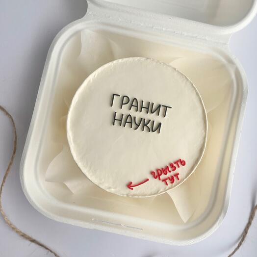 Бенто торт «гранит науки» на День знаний / на 1 сентября
