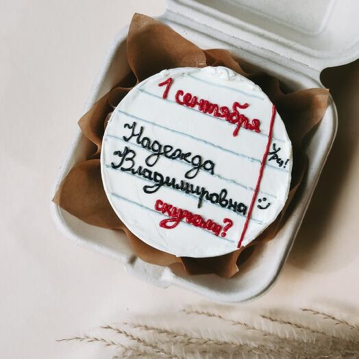 Торт для учителя