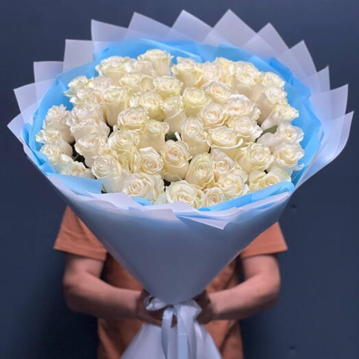 Букет из белой розы