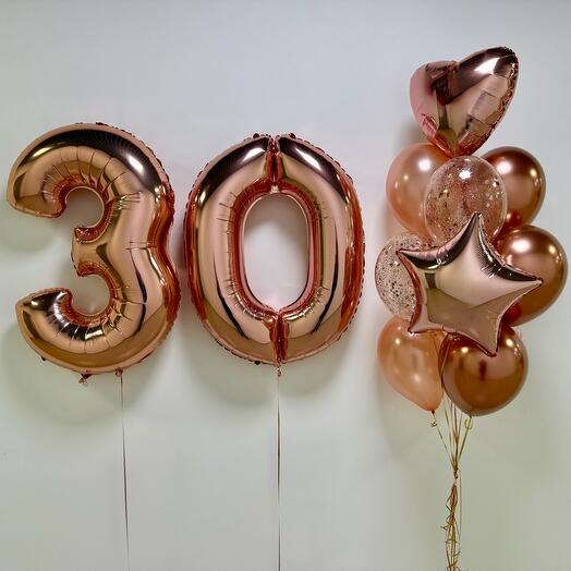 Шары 30 лет девушке