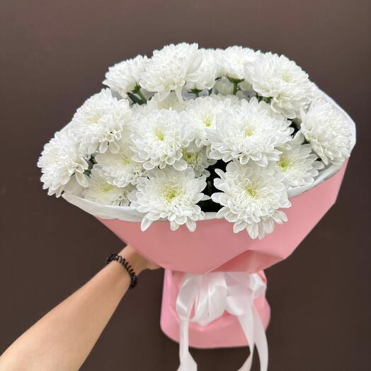 Нежное облако хризантем