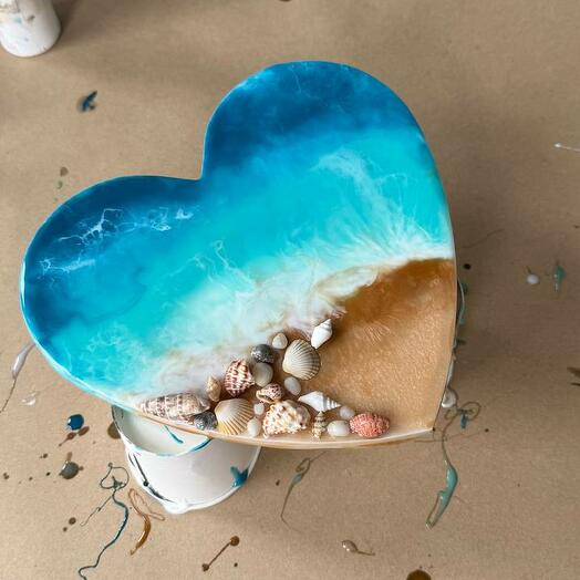 Создай сердце из эпоксидной смолы