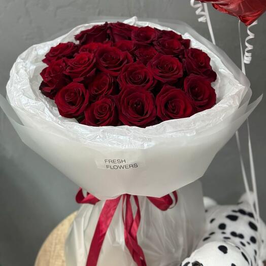 21 бордовая роза 💔