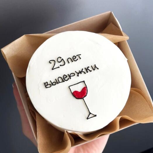 Мини бенто "29 лет выдержки" на день рождения