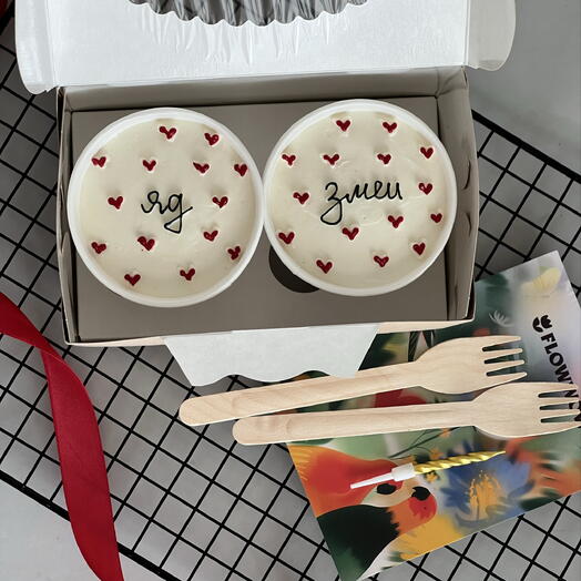 Cake to go торт в стакане с юмором, надпись можно изменить