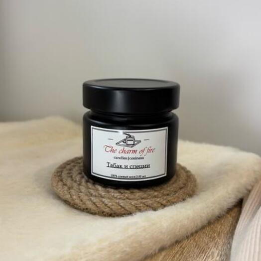 Ароматическая свеча «Табак и специи»