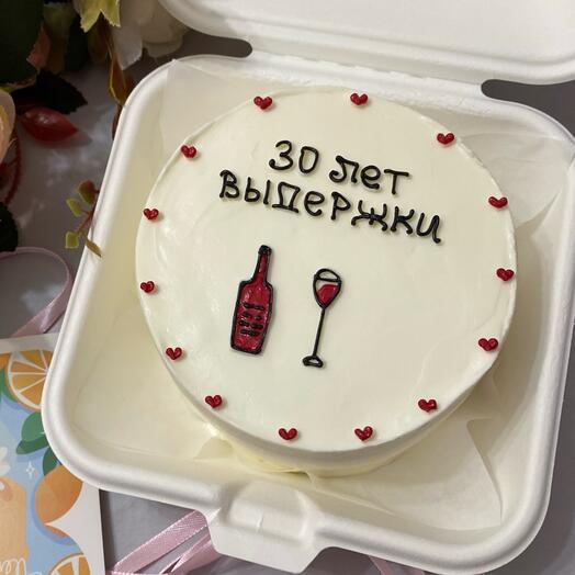 Бенто торт 30 лет выдержки