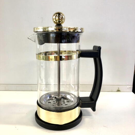 Френч пресс 300 мл☕️ ,, Золотая элегантность