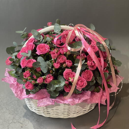 Цветущая корзинка