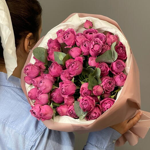 Роза кустовая Мисти баблс 15 шт
