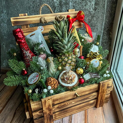 Деликатесный ящик подарочный ВАУ ЭФФЕКТ