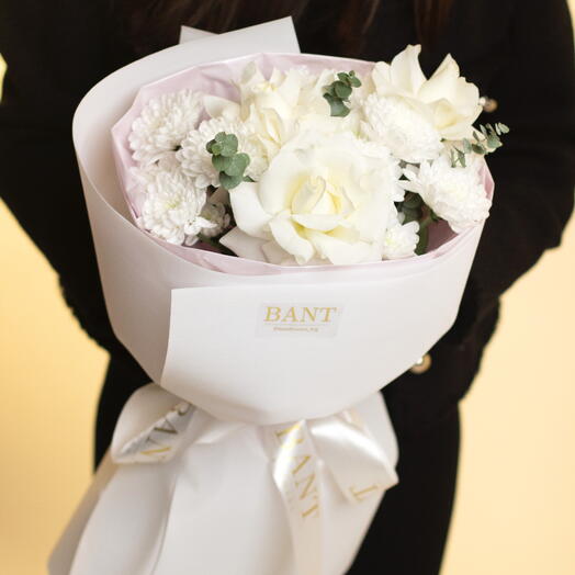 Белый букет маленький
