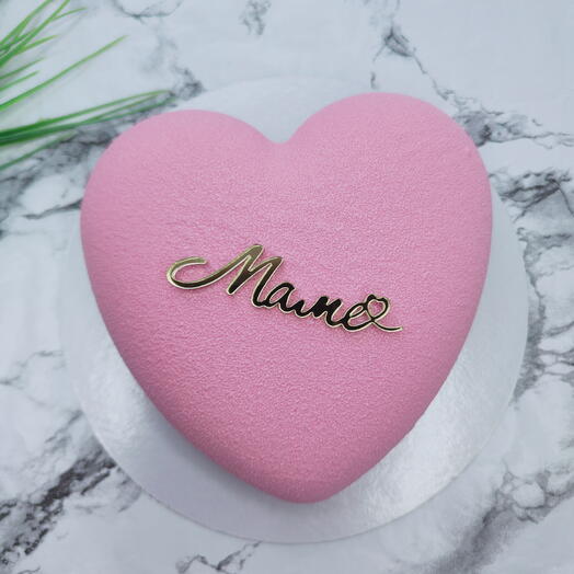 Бенто-торт сердце "Маме"