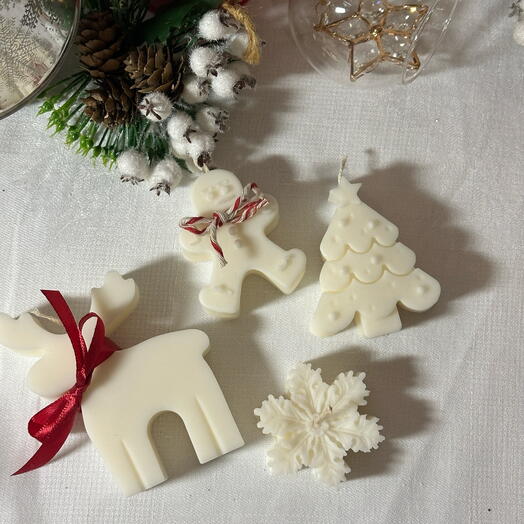 Подарочный набор Новогодних свечей