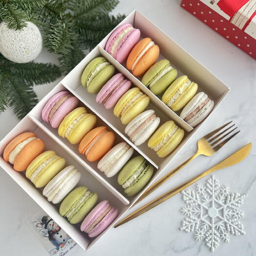 Большой набор ассорти макарон на компанию