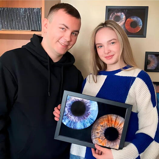 🎀Фото радужки глаза 13 на 18 см 1 участник 1 посещение 💝