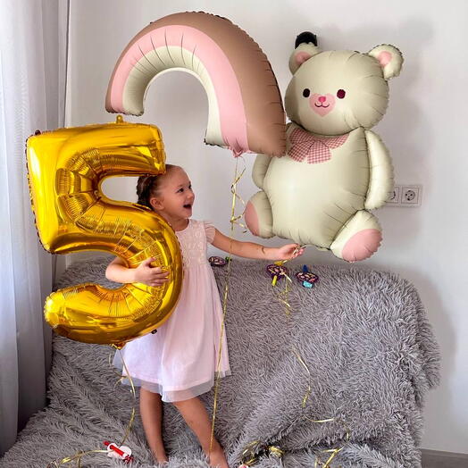 Набор шаров для девочки