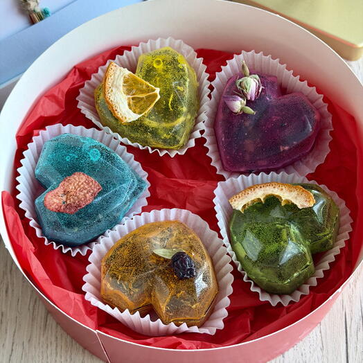 Набор чайных бомбочек Сердце для любимой девушки мамы