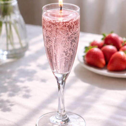 Свеча бокал шампанского