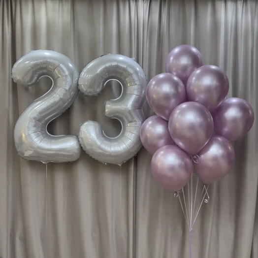 Набор Шаров 71, 13 штук надутых гелием