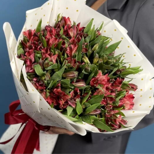 💐Букет из 25 Альстромерий