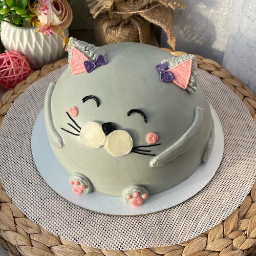 Торт «Котик» , детский 1500гр на день рождения