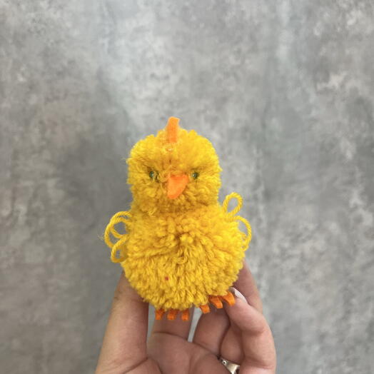 Милый пасхальный цыпленок ручной работы