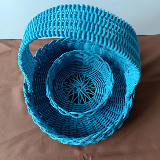 Пасхальная корзинка из ротанга