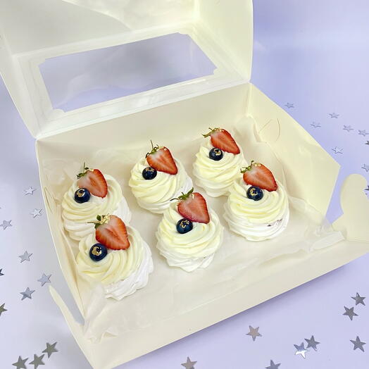 Pasteles tiernos de Pavlov (tres sabores en un conjunto)