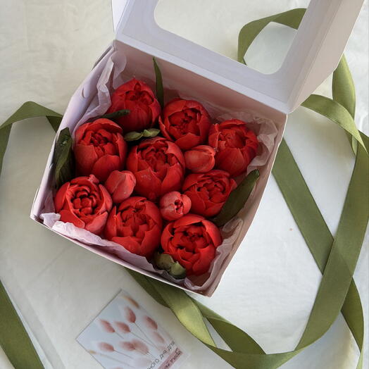 Зефирные цветы 🌹 нежный подарок до 1000 р| зефир