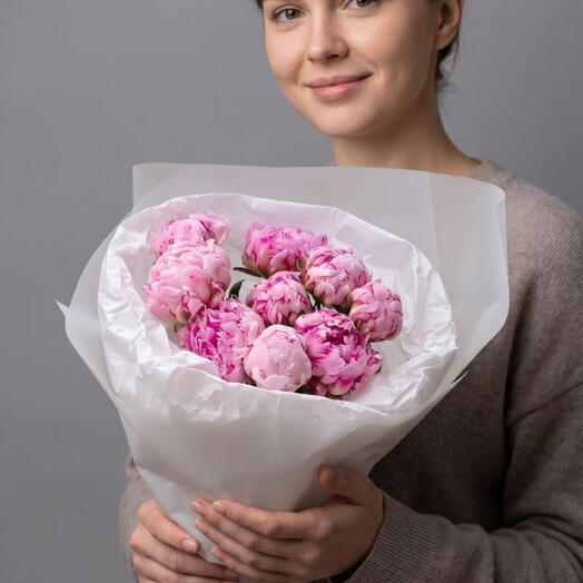 Пионы 9 шт