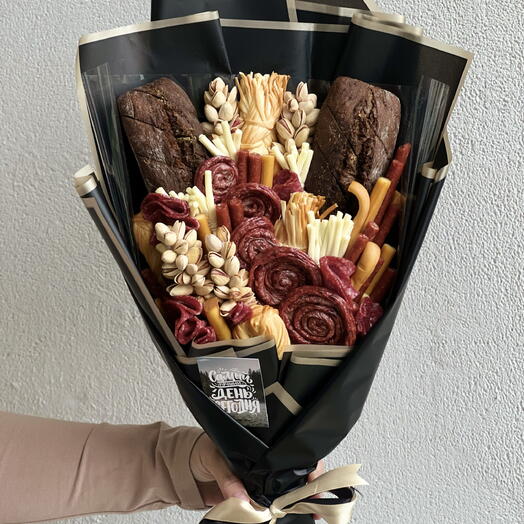 Мужской букет, колбасный, брутальный, подарок мужчине