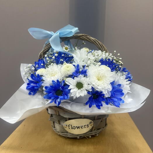 Корзинка голубое небо💙