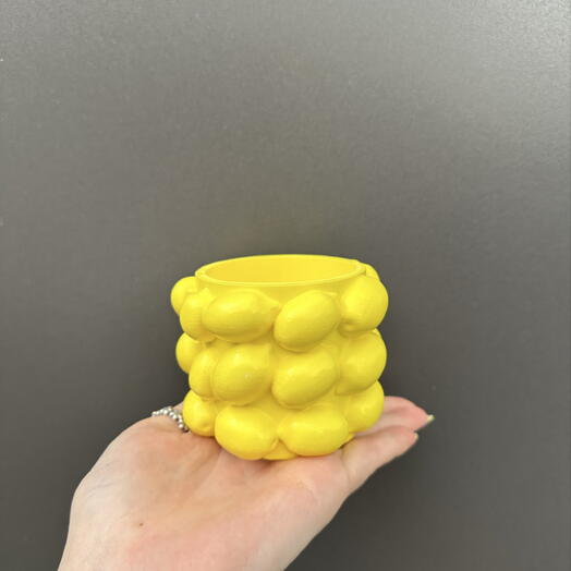 Интерьерное кашпо с лимонами 🍋
