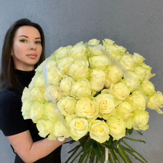 51 белая Роза