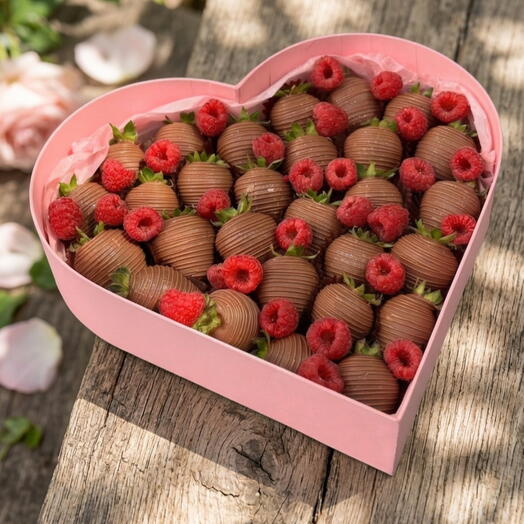 «With Love» ягодный декор