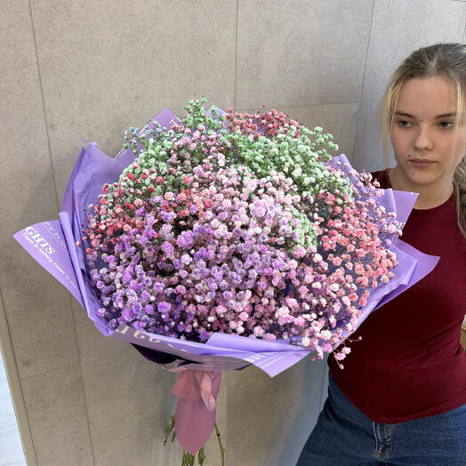 Букет из гипсофилы 🎀