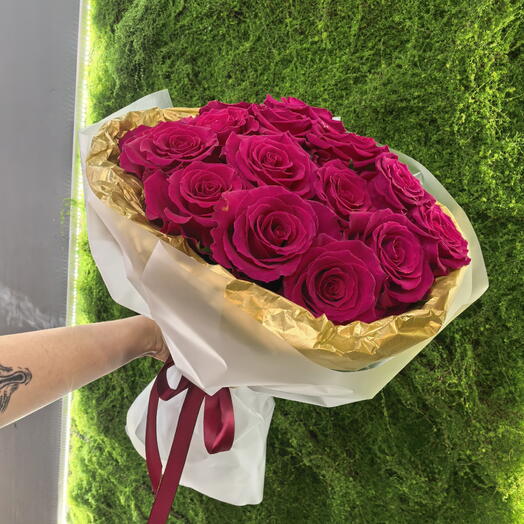 Моно букет с розой Пинк Флойд 💘